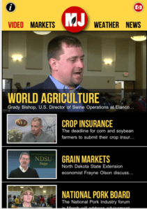 MJ app from UNL Extension based off Market Journal TV show http://marketjournal.unl.edu 