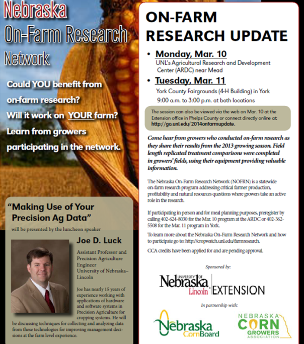 On-Farm Research Update